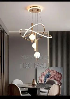 Stylish Golden Hanging Chandelier