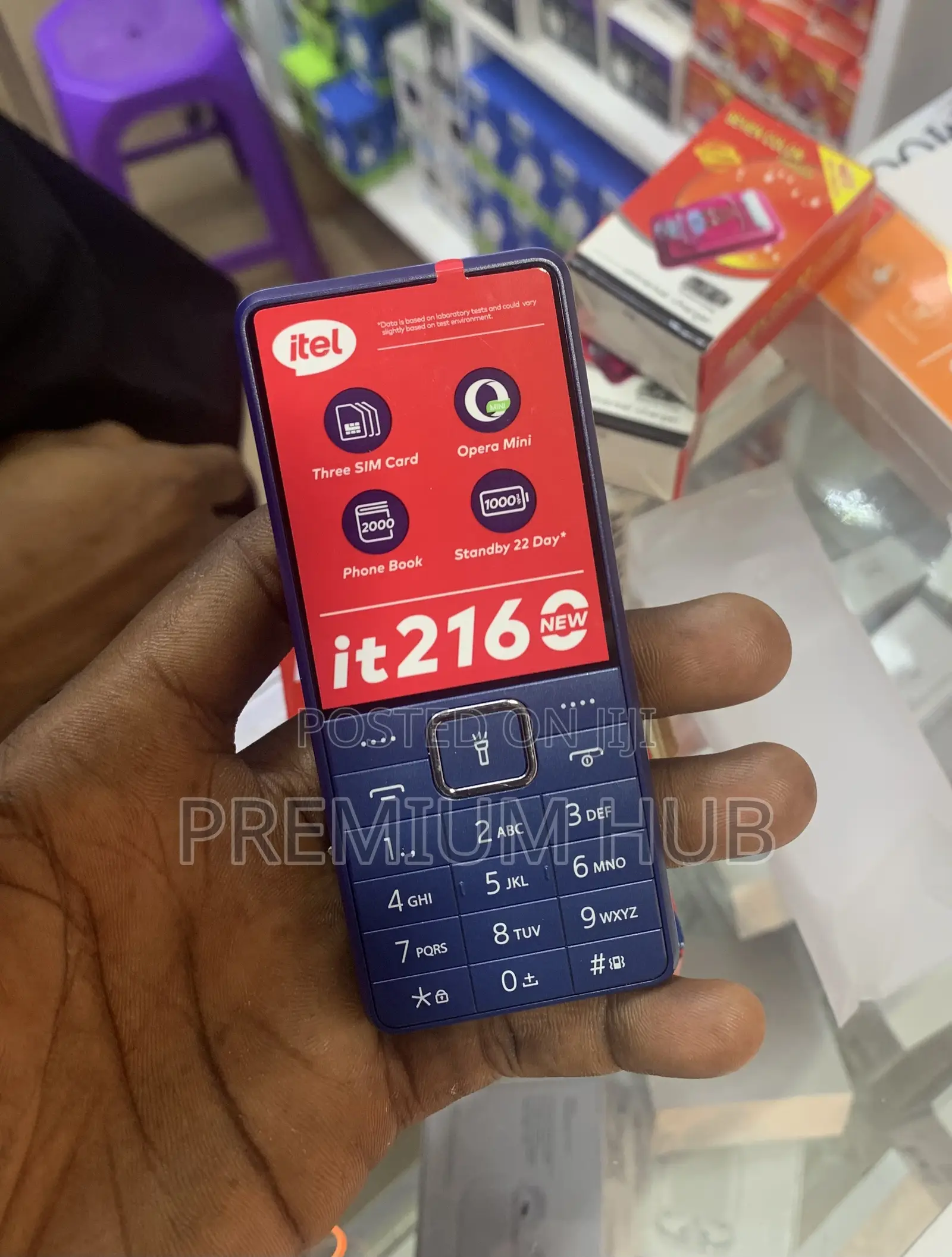 New Itel it2160 Black