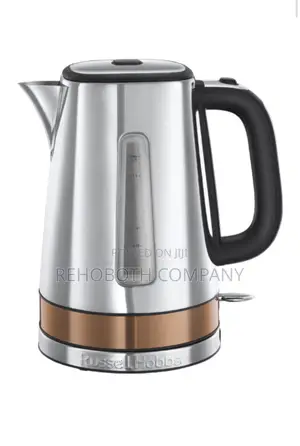 Russell Hobbs Luna Copper Accents Quiet Boil Kettle 1.7 Liter