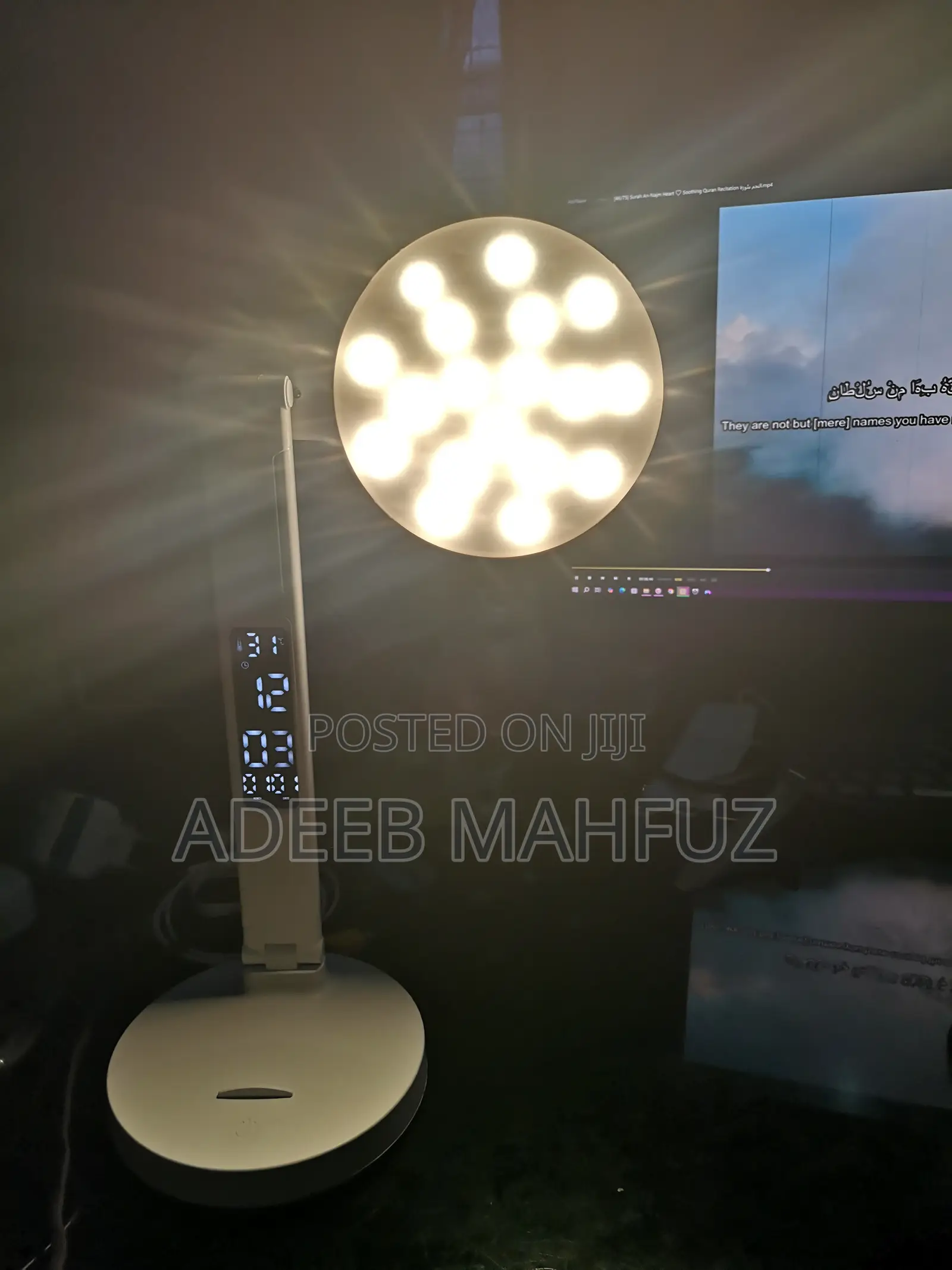 Foldable Reachable Desk Led Lamp