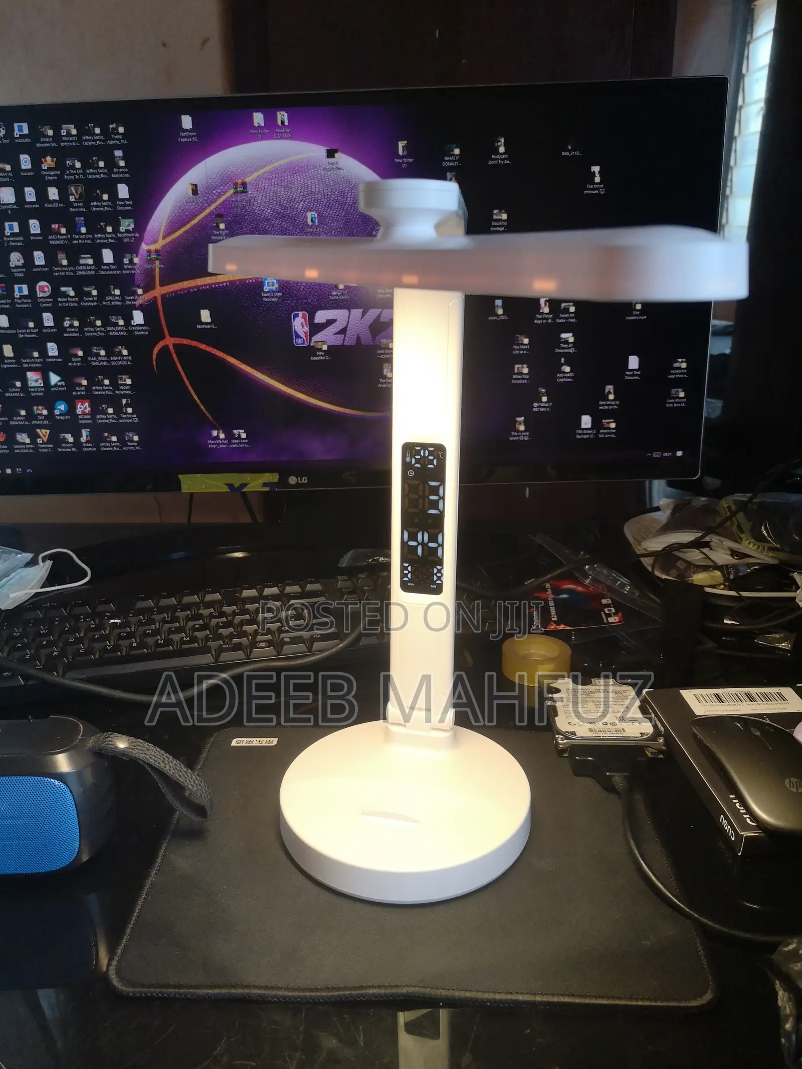 Foldable Reachable Desk Led Lamp