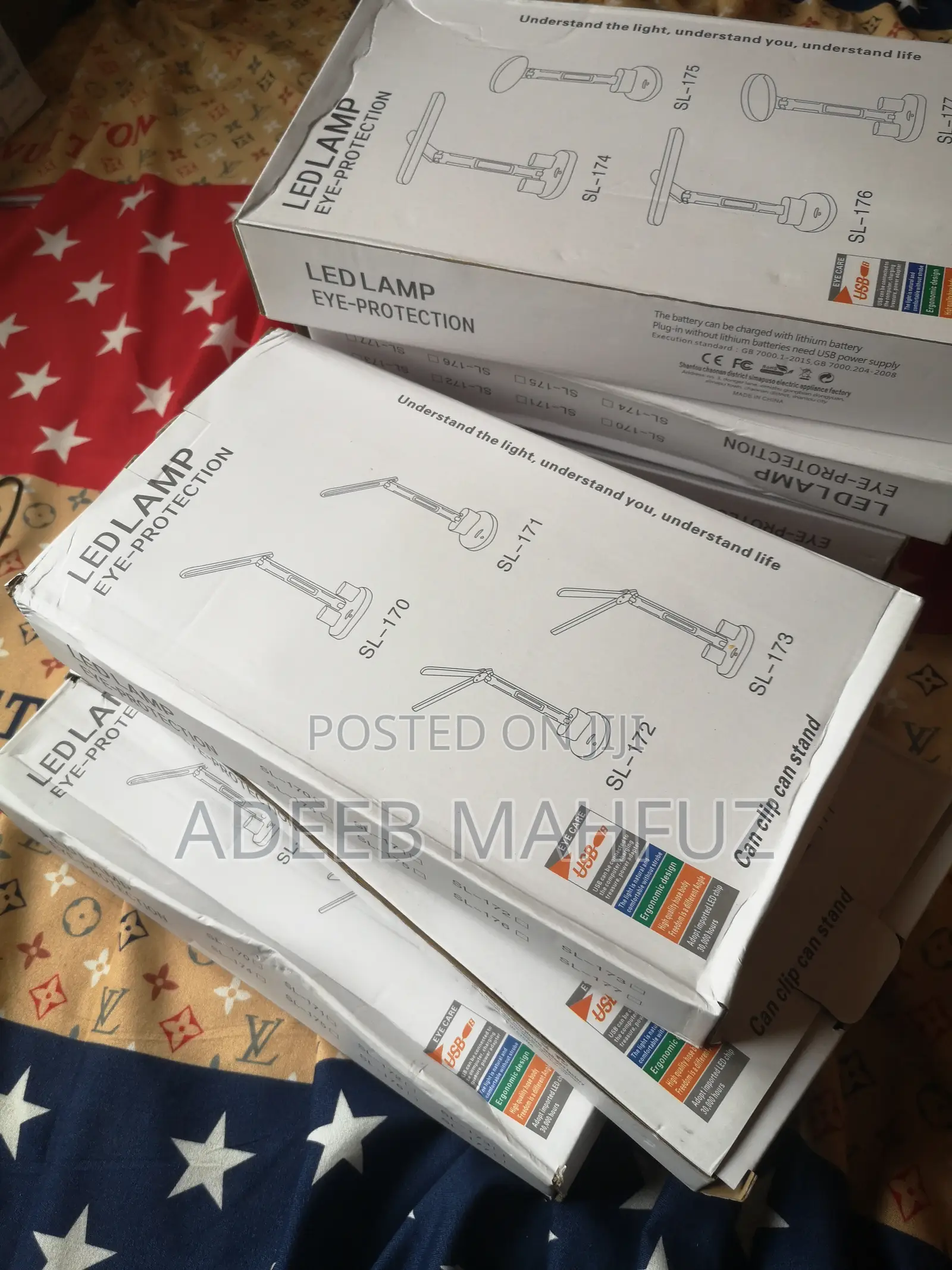 Foldable Reachable Desk Led Lamp