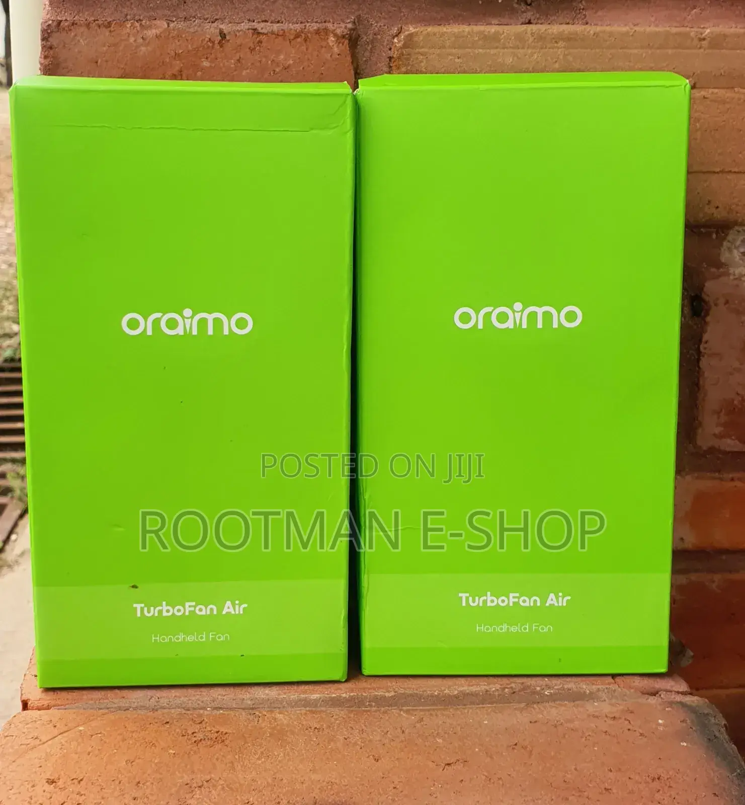 Digital Display Oraimo Hand Held Fan (Powerful Breeze)