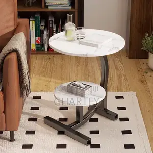 Coffee/ Bedside 2 Tier Foldable Luxury Tables