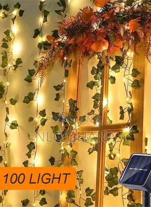 12m 100-Led Solar String Light, Multi-Mode Outdoor. Ghx6516