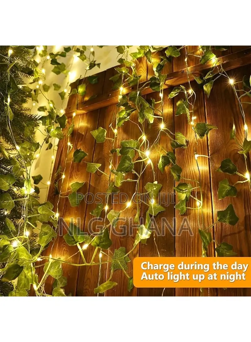 12m 100-Led Solar String Light, Multi-Mode Outdoor. Ghx6516