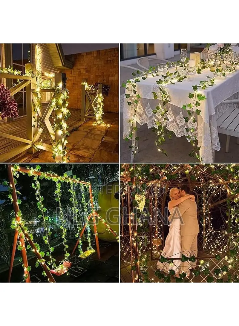 12m 100-Led Solar String Light, Multi-Mode Outdoor. Ghx6516