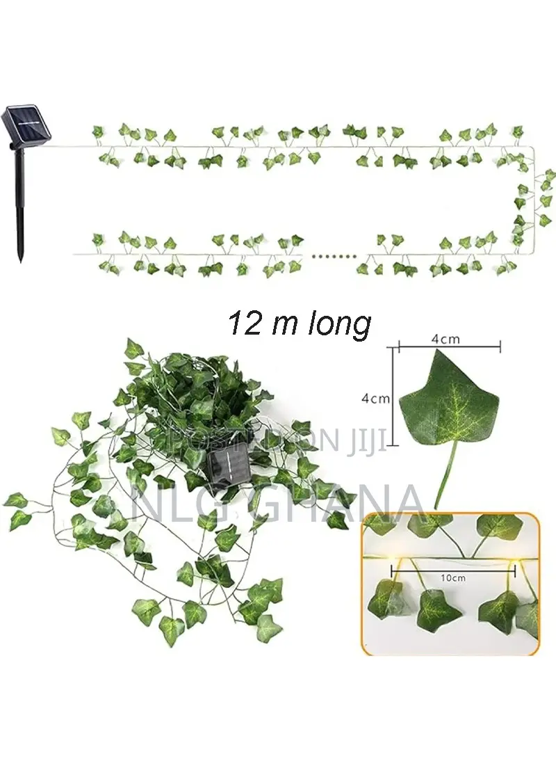 12m 100-Led Solar String Light, Multi-Mode Outdoor. Ghx6516