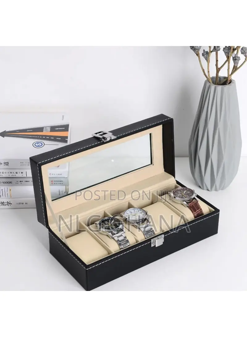 Pu Leather Watch Organizer Display Case. Ghx6557