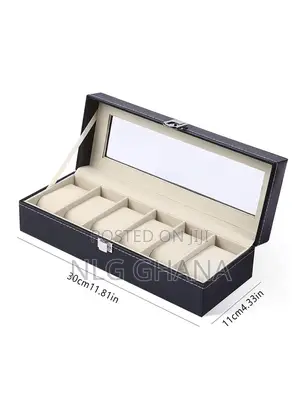 Pu Leather Watch Organizer Display Case. Ghx6557