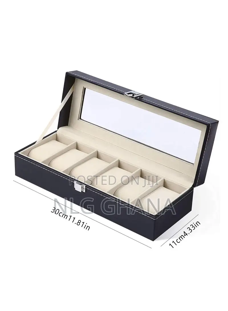 Pu Leather Watch Organizer Display Case. Ghx6557