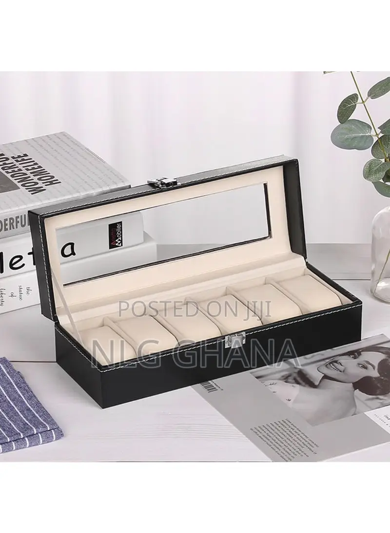 Pu Leather Watch Organizer Display Case. Ghx6557