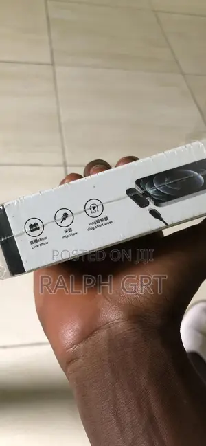 Black Wireless Microphone