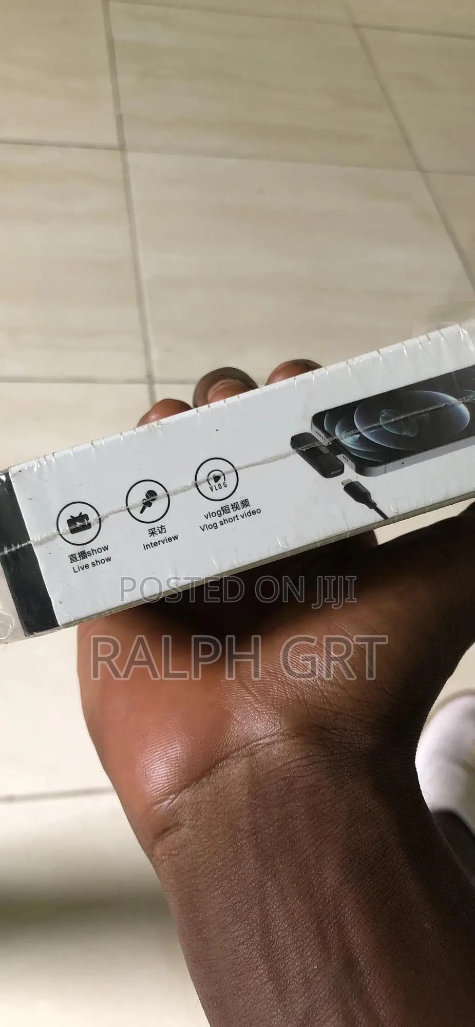 Black Wireless Microphone