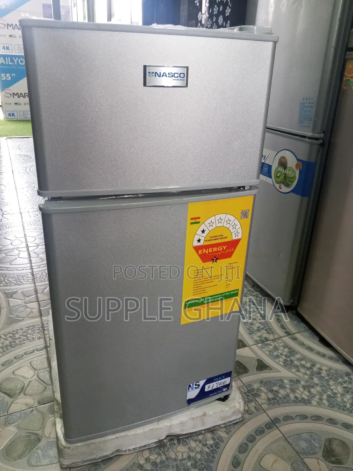 Eco Friendly Mini Nasco Fridge 58l