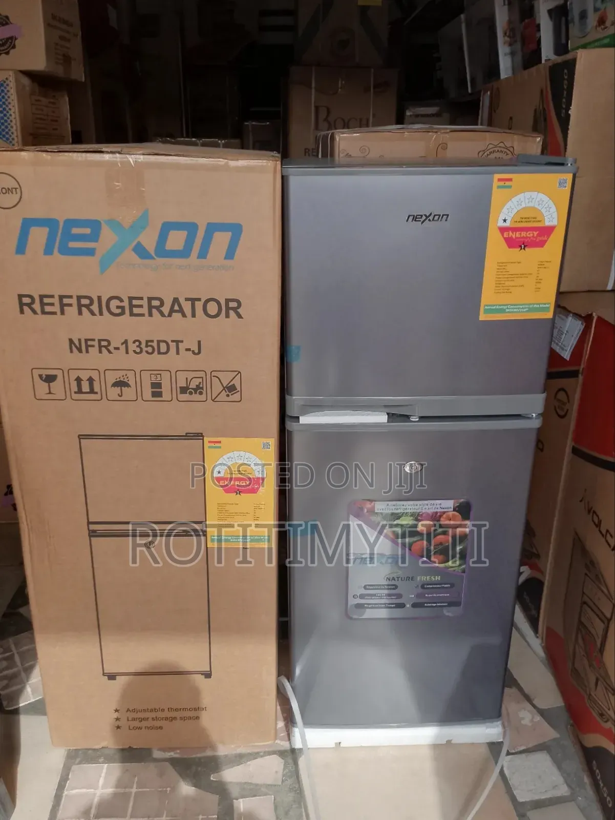 Twelve Months Warranty Nexon Refrigerator Top Freezer 108 Liters