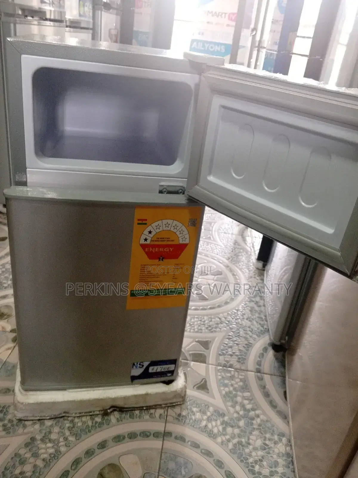Energy Saving Nasco 58l Double Door Refrigerator Set