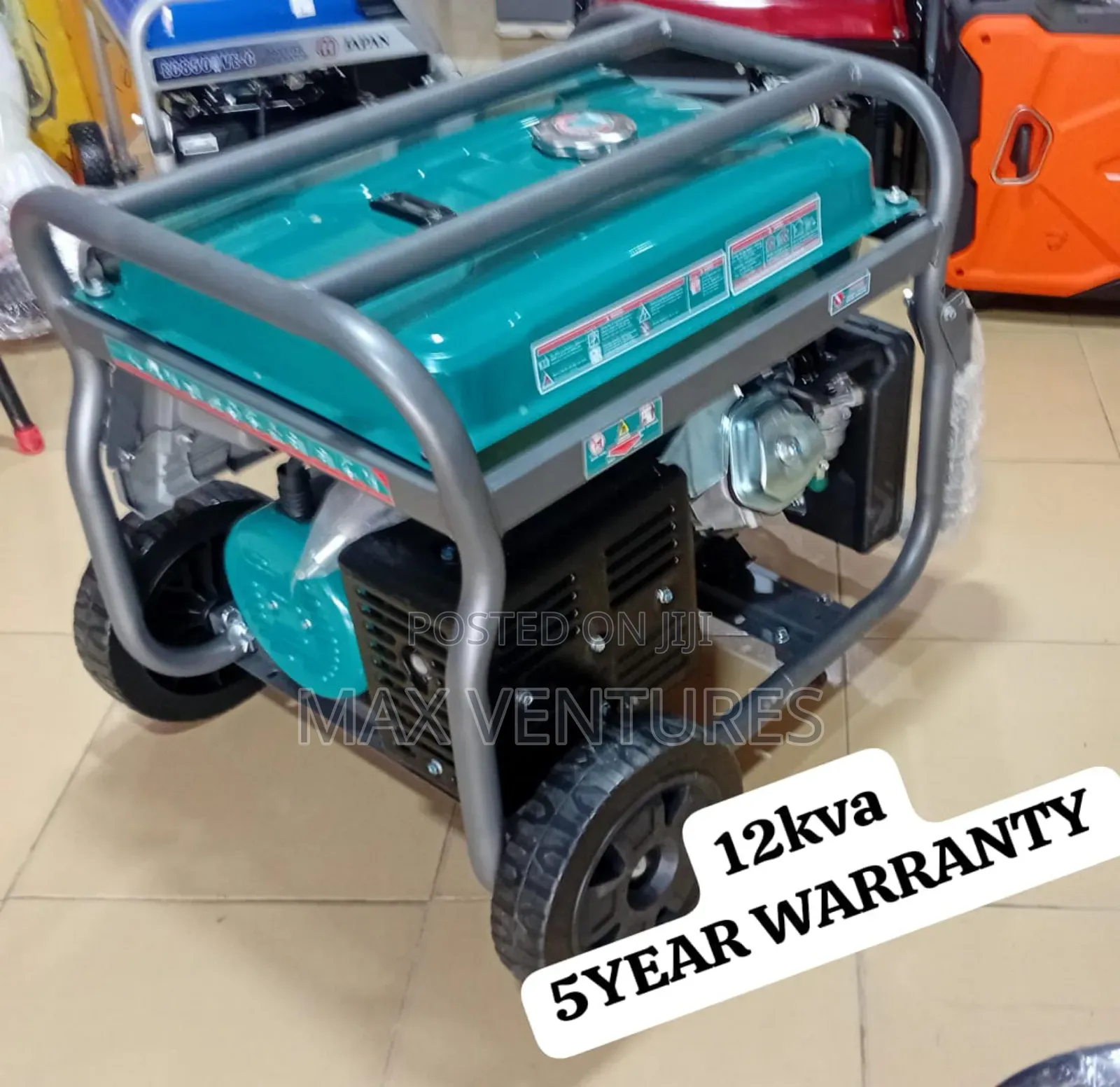 4 More Power Total Petrol Generator 12kva