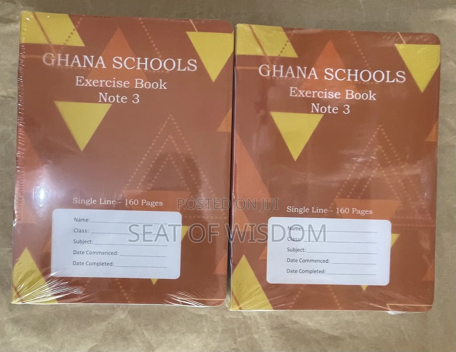 Note 3 Exercise Book (160 Pages)