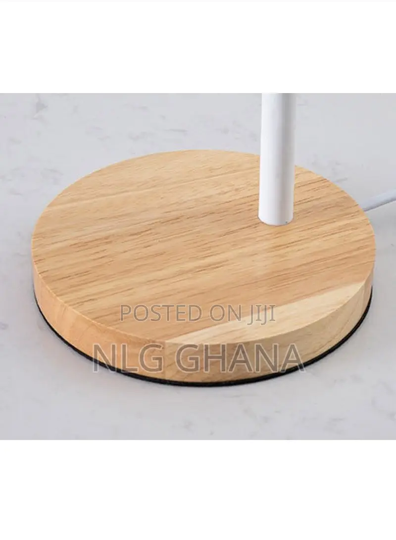 Adjustable Table Lamp With Wooden Base Wrought. Ghx6472