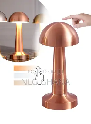 1800mah Metal Rechargeable Led Mushroom Table Lamp. Ghx6465