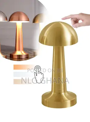 1800mah Metal Rechargeable Led Mushroom Table Lamp. Ghx6465