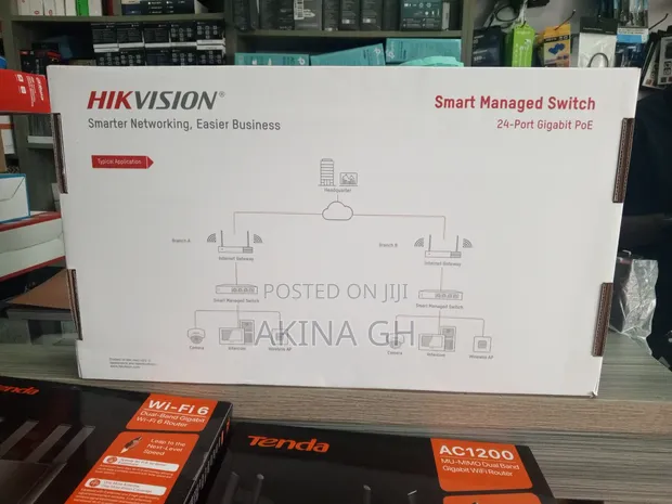 Hikvision 24 Port Gigabit Smart Managed Poe Switch Ds-3e1526p-Ei/M 3