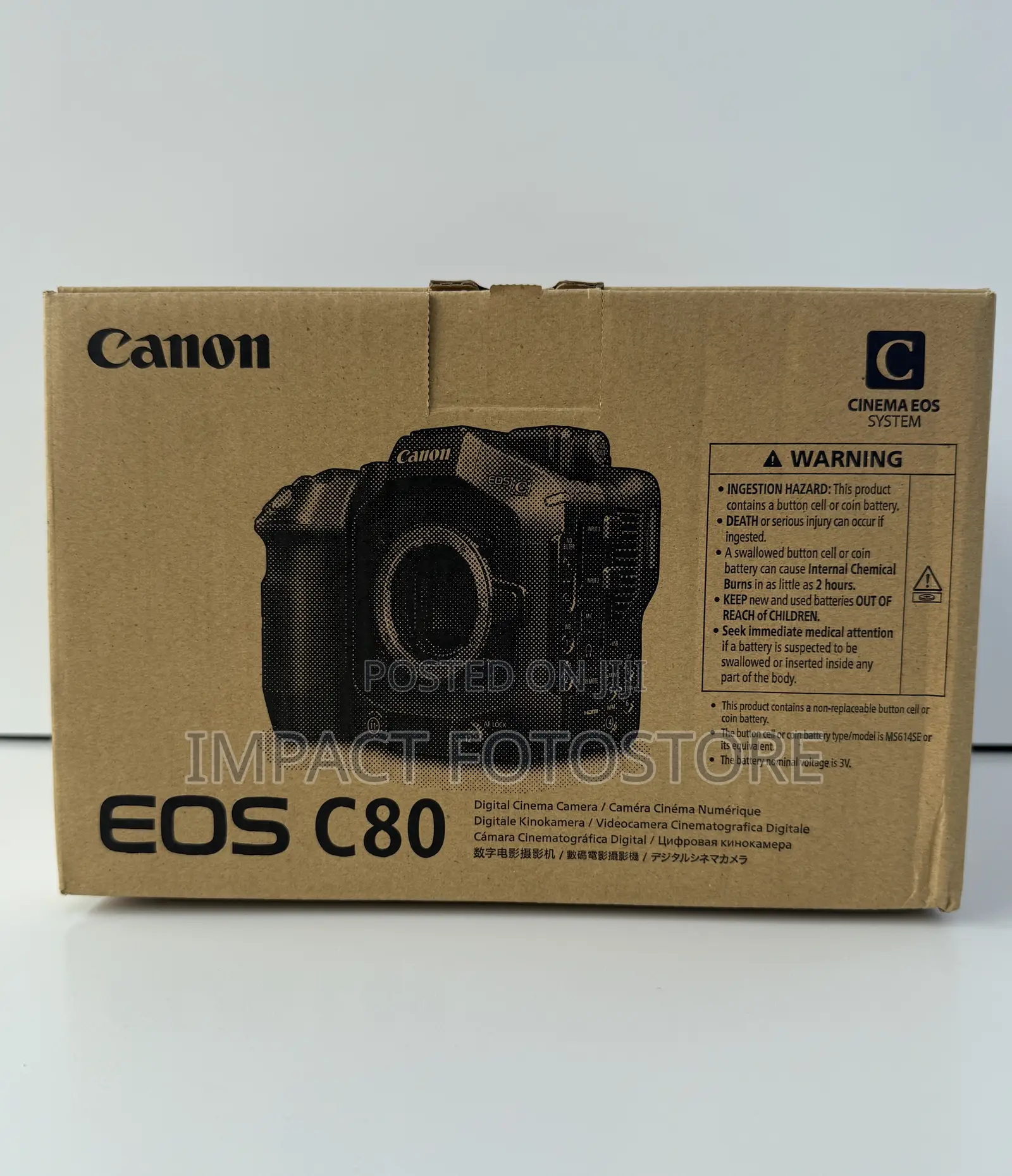 Canon Eos C80 6k Full-frame Cinema Camera (Canon Rf)