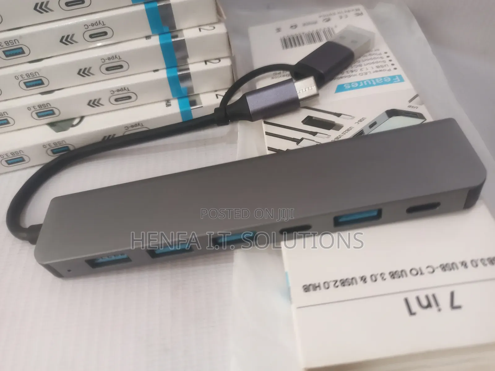 Usb 3.0 Type C Hub - Type C Adapter 7in1