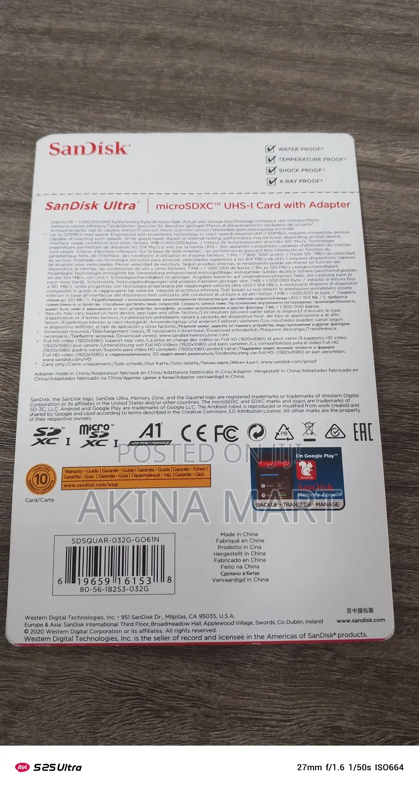 32gb Sandisk Sd Card