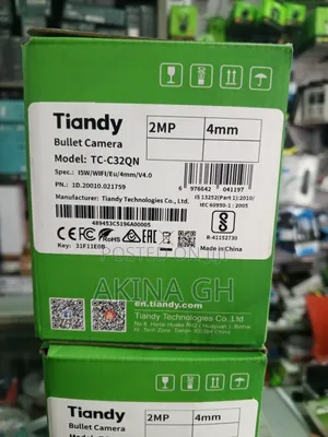 Tiandy Bulletn Wifi Stand Alone Camera 2mp Tc-C32qn