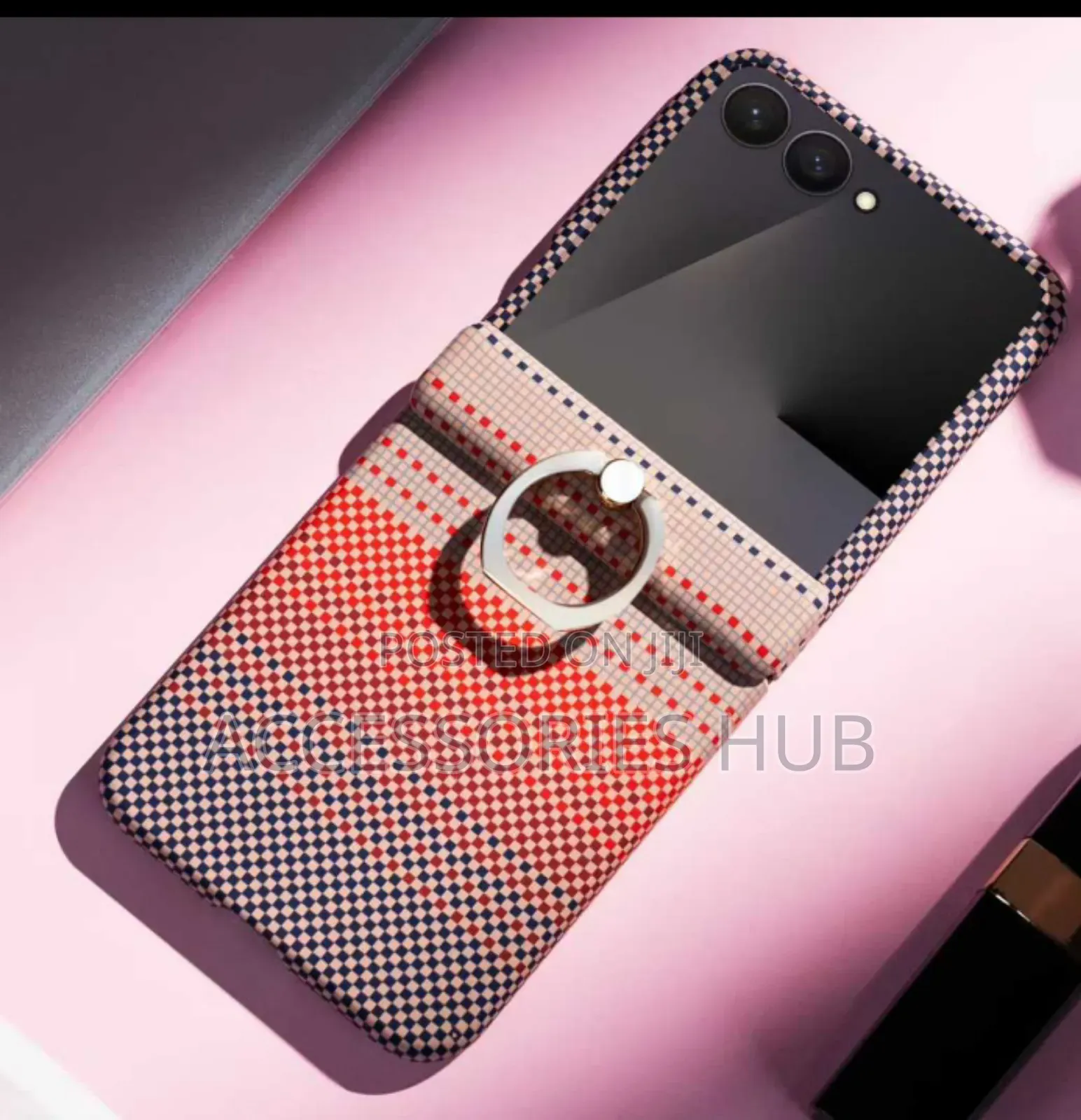 Z Flip 7 Stylish Cases With Ring and Inbuilt Protector