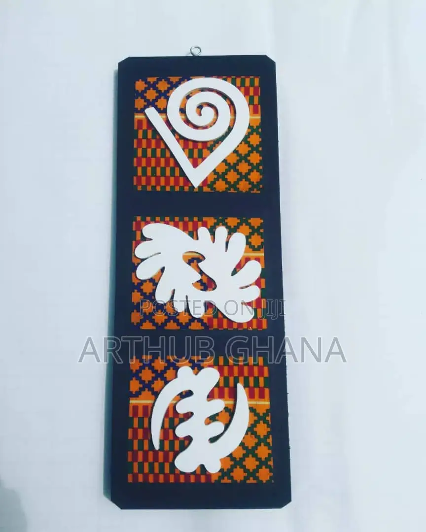 Adinkra Symbol Wall Art Decor|African Wall Art for Living Room