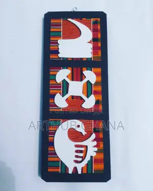 Adinkra Symbol Wall Art Decor|African Wall Art for Living Room