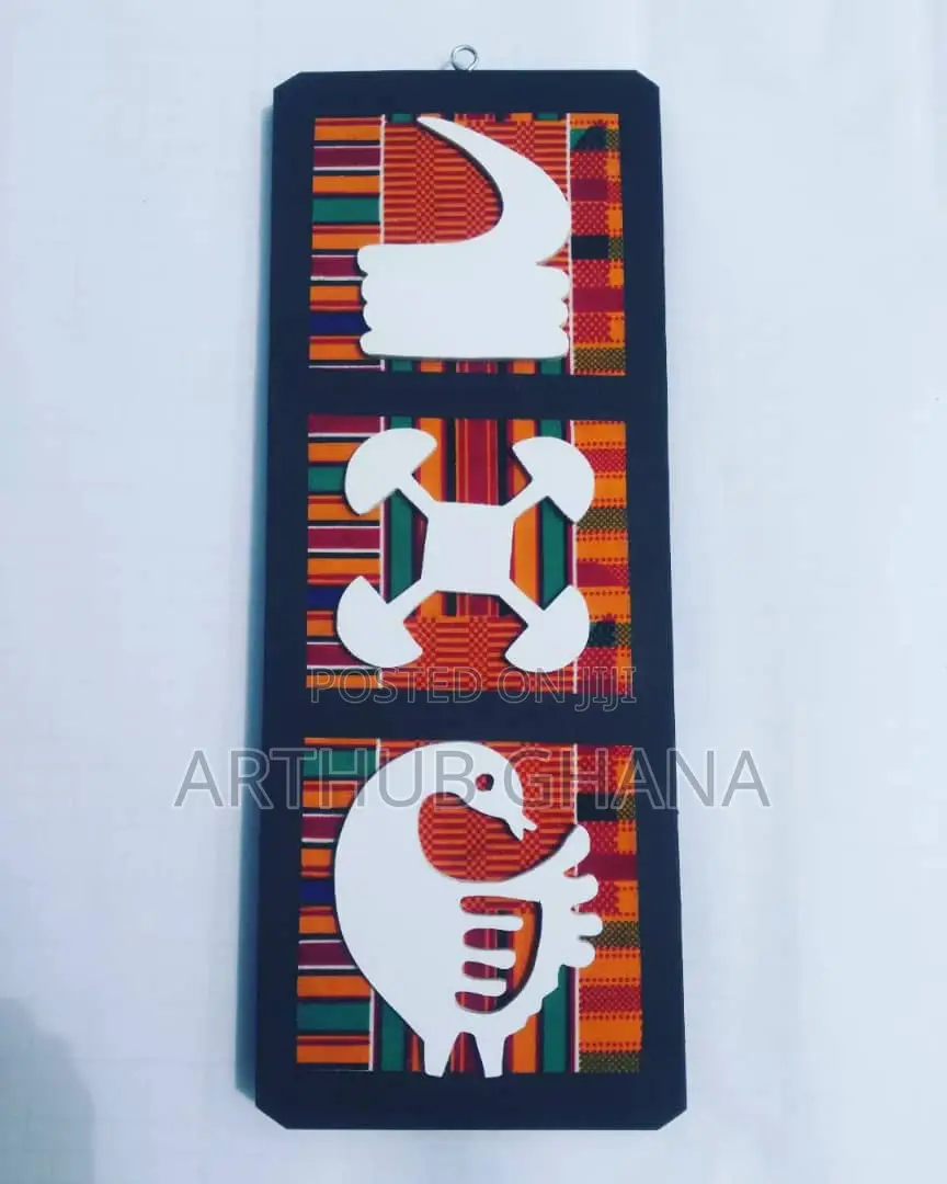 Adinkra Symbol Wall Art Decor|African Wall Art for Living Room