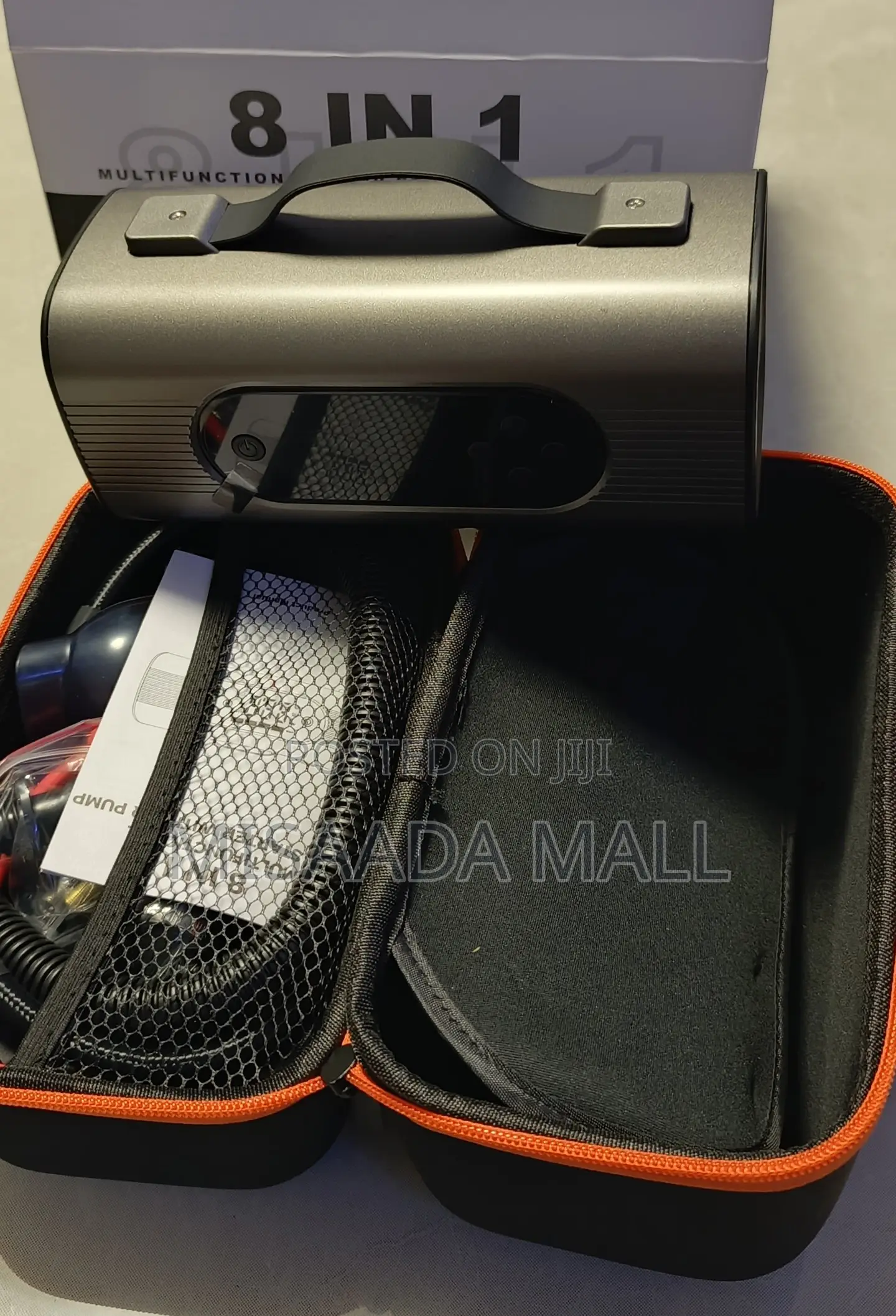 8 In 1 Multifunctional Jump Starter With Pump