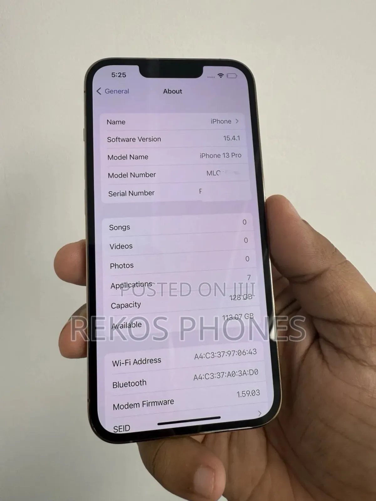 New Apple iPhone 13 Pro 128 GB Gold