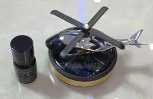 Luxury Car Air Freshener Solar Powered Rotating Airplane