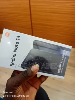 New Xiaomi Redmi Note 14 256 GB Black