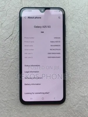 New Samsung Galaxy A25 128 GB Black