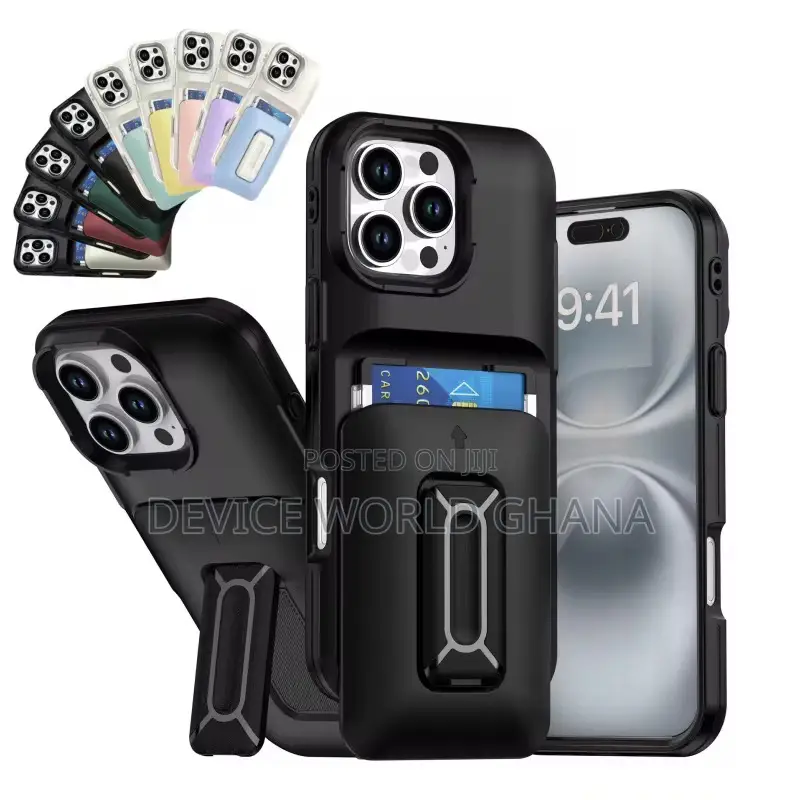Max Armor Protective Card Case For iPhone 16promax 16pro 16plus 16