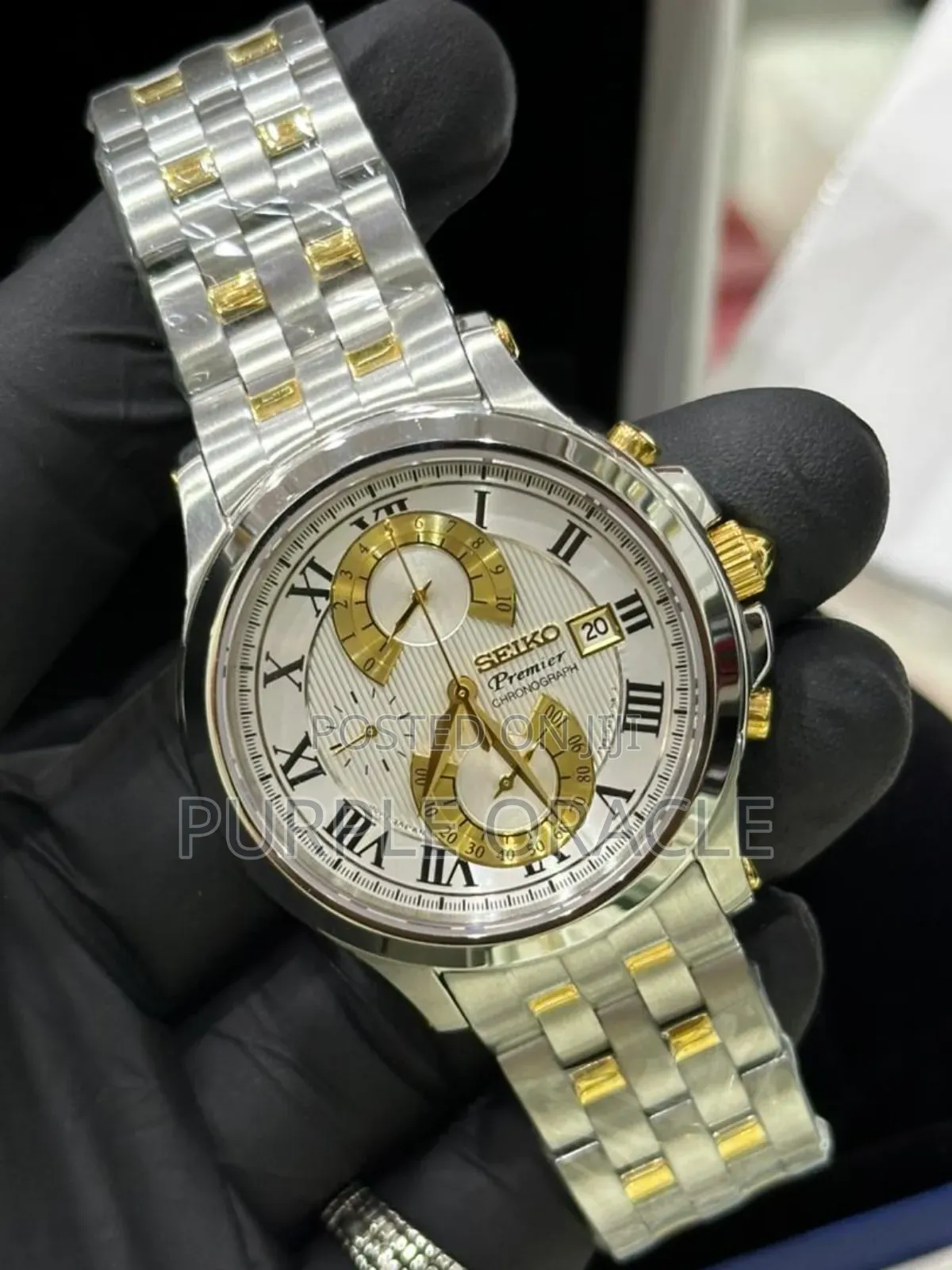 Seiko Premier Chronograph Watch