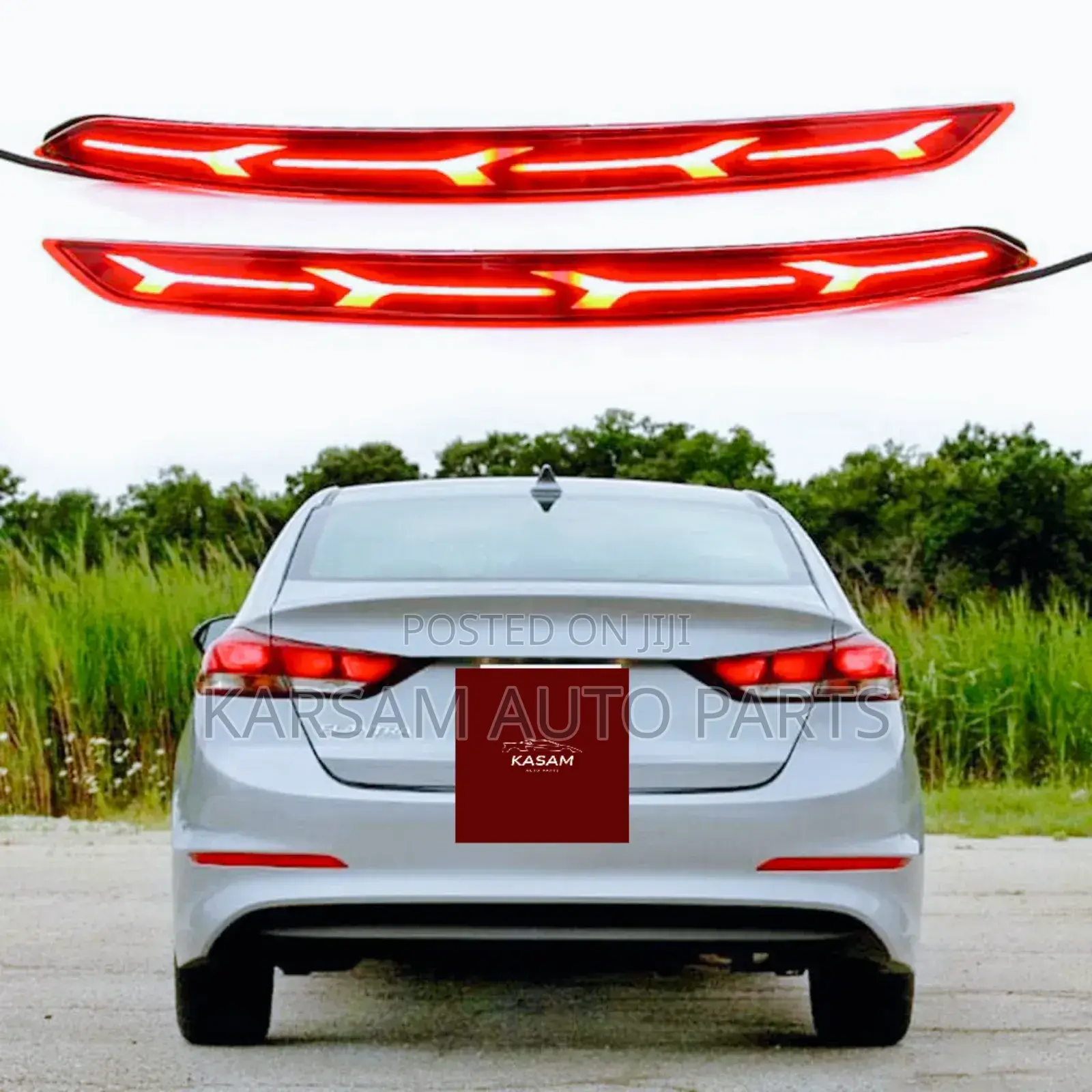 Elantra 2017 Back Bumper Reflector Led Type