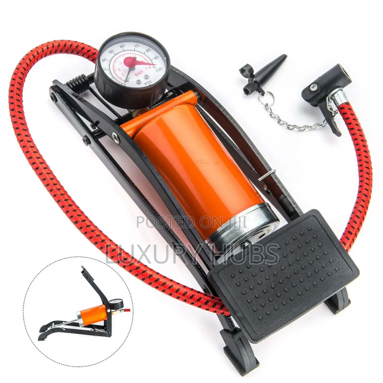 Manual High Tyre Pressure Gauge