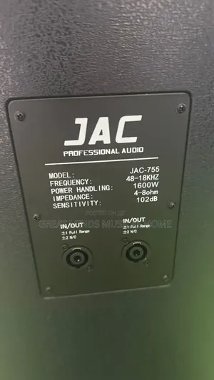 A Pair of Jac 755 Full Range Speakers