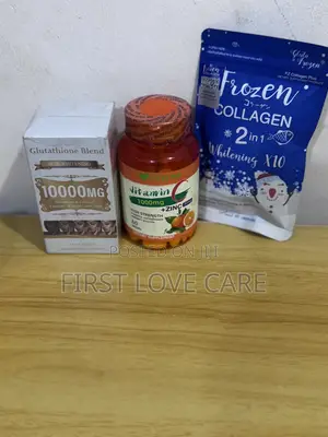Gluta , Vitamin C + Zinc and Frozen Collagen
