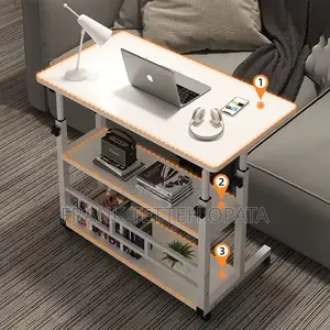 3 Tier Rolling Adjustable Computer Desk