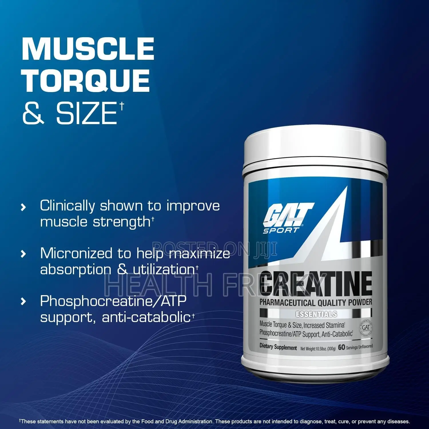 Creatine Gat Creatine Monohydrate Muscle Builder Energy
