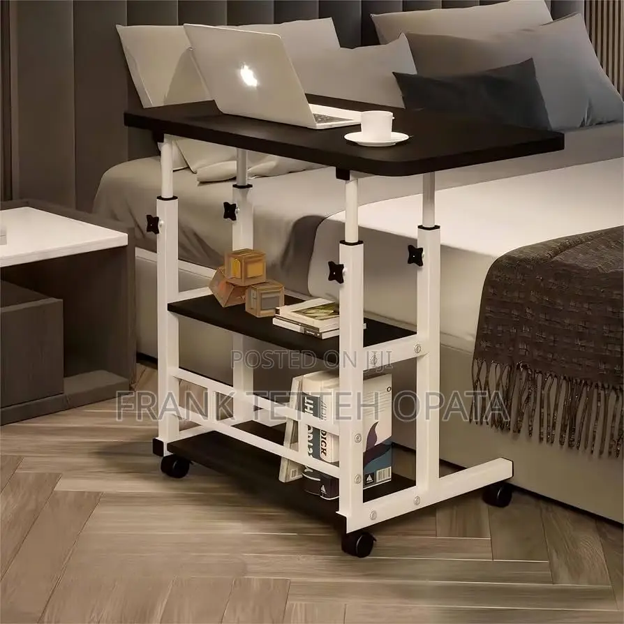 3 Tier Rolling Adjustable Computer Desk