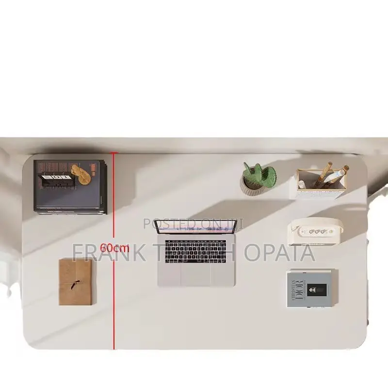 Manual Adjustable Computer Desk Lifting Range 63-90cm